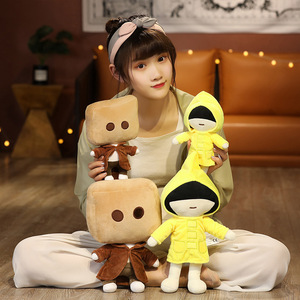 跨境小小梦魇2游戏周边女孩小六公仔盒子精毛绒玩具玩偶儿童礼物