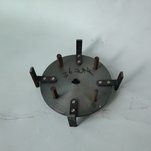 20型玉米粉碎机配件锤片刀式磨盘爪齿150磨粉机磨片机头零件配件