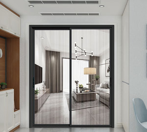 博仕门窗 m6t两轨推拉门防盗隔音铝合金客厅阳台导轨平移