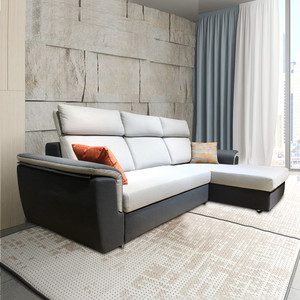 古奇依诺坐卧两用麦克转角沙发床可折叠独立弹簧回弹海绵至尊mall