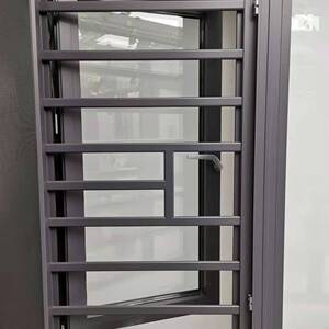 三禾门窗铝合金豪华平开窗儿童安全格