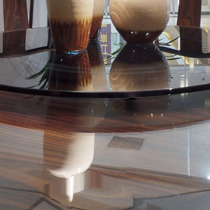 康耐登璞睿生活艺术黑酸枝新中式时尚红木ra06149002圆餐桌