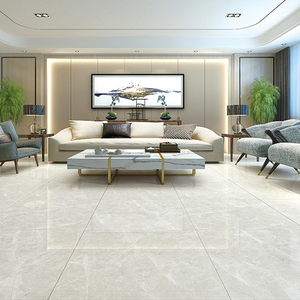 蒙娜丽莎瓷砖现代简约客厅地砖800*800暖灰亮光大理石纹8fmb1180