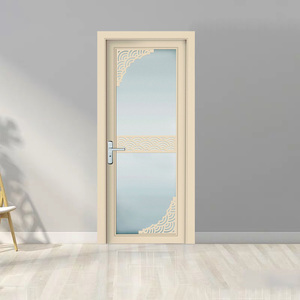 新豪轩铂金单包平开门铝合窄边金厨房生活浴室中空隔音隔热玻璃门