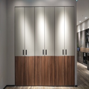 菲林格尔rosemary加高开门衣柜可定制板材简约现代实木颗粒板衣柜