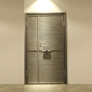 vantis/梵蒂斯装甲门非标定制欧式风格墨艺系列梧桐子母门入户门