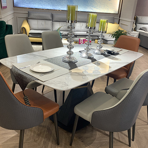 依思蒙沙软体家居设计住宅家具椅子餐椅043轻奢简美四角现代简约