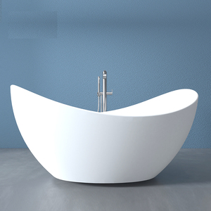 laufen劳芬 轻奢艺术独立式家用成人双人浴盆酒店浴池人造权益