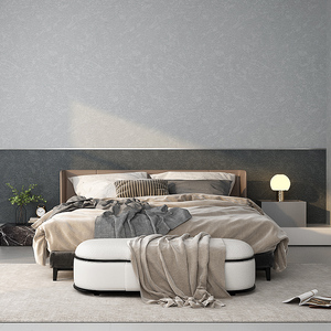 米素墙布现代简约客厅卧室背景墙轻奢无缝壁布日不落