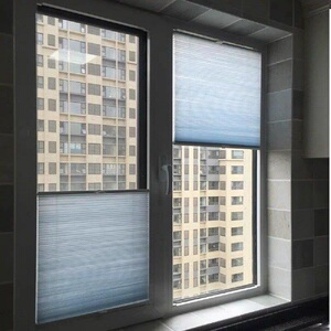 飒米软装内开内倒窗小壁虎卫生间蜂巢帘防水窗帘遮光全隔热浴室帘