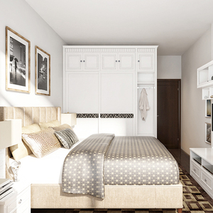 【订金】宜科全屋定制珐琅白衣柜定制柜材质环保多种风格可选