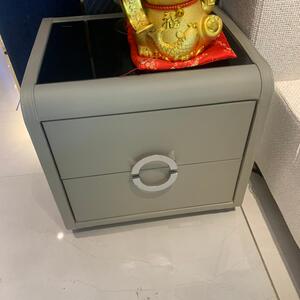 舒达床头柜边柜储物柜收纳柜抽屉实木迷你欧式简约