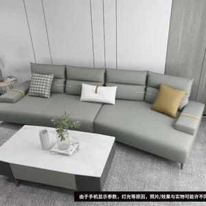 得一家居布艺沙发KB51-1现代轻奢科技布家用客厅组合|昆明沣源