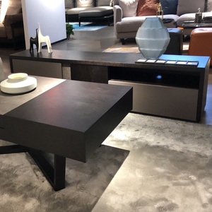 欧宝米缇bd-b2120 轻奢极简意式现代简约 红栎木环保聚酯漆电视柜