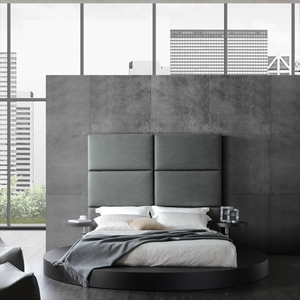 楷模家具大普家具轻奢家具北欧风格家具意式现代床卧室圆床婚床