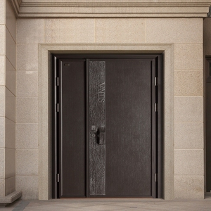 vantis梵蒂斯装甲门铸铝门防盗双开别墅大门入户安全门子母门定制