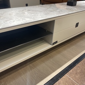 卡昂ca052v电视柜大理石台面拉伸抽屉高脚设计极简轻奢高级感