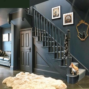 贵夫人实木楼梯定制复式别墅楼梯扶手玻璃围栏阁楼定制工厂直供