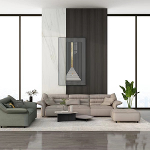 得一家居 布艺沙发UB87现代简约舒适家用客厅组合科技布|昆明沣源