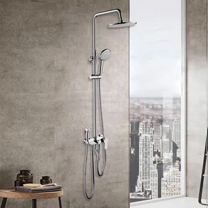 恒洁卫浴淋浴花洒家用沐浴卫生间淋浴四功能带喷枪花洒hmf139-333