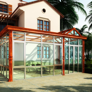 斯卡特隔热玻璃阳光房花园庭院别墅断桥铝合金门窗封露台设计定制