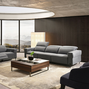 valmori瓦莫里意大利进口意式轻奢极简高端全皮双人位三人位沙发