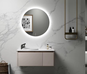 贝朗obc现代简约风格银晶浴室柜(含台盆,浴室镜)