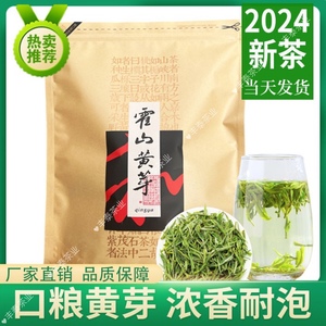 安徽茶叶霍山黄芽2024新茶六安霍山黄芽黄牙大叶茶黄茶袋装500g