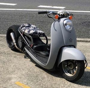 进口本田dio小龟50cc踏板125巧格福喜鬼火大小公主燃油代步摩托车