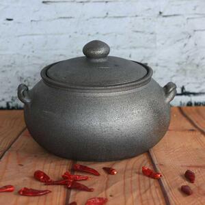 砂锅煲 雅安荥经砂锅煲仔饭土锅炖锅陶瓷煲汤石锅明火家用黑陶煲