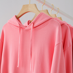 水粉色卫衣女薄款