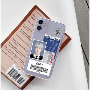 专用11exo6sp边伯贤iphone12手机壳苹果x透明8plus软壳xsmax/xr潮