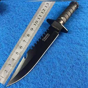 尼泊尔狗腿军刃加长野户外腿狗刀大号生存刀具防身长款钢大砍开刃