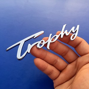 汽车3d立体trophy英文金属车贴纪念版引擎盖车标后尾标叶子板侧标