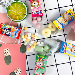 日本进口网红零食可利斯五宝吹波珠 什锦迷你泡泡糖口香糖儿童38g