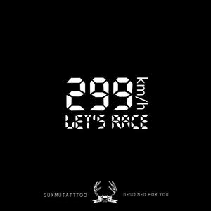 苏小木299km 草本植物半永久纹身贴机车个性纹身贴暗黑系女防水