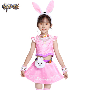 小五斗罗大陆小舞儿童服装衣服女童公主裙生日礼物套装鞋子cos服