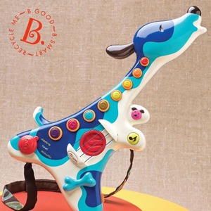 比乐B.Toys狗吉他玩具 可弹奏初学乐器尤克里里男孩女孩 2岁
