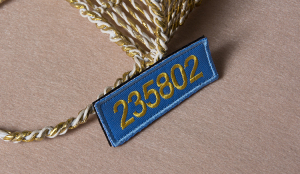 蓝天救援编号牌魔术贴胸标数字字母胸牌布救援队编号姓名浅蓝色布