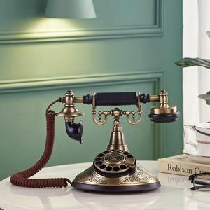 派拉蒙HA1910TN 创意复古电话机旋转拨号电话机家居装饰摆件