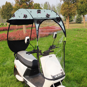 电动车雨棚蓬加厚车棚雨伞摩托车遮阳伞新款电车防晒防雨四季通用