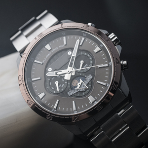 圣宝路军表 1921阴山月全自动机械月相表盘316不锈钢表带军迷手表