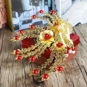 凤冠秀帔饰发饰古代廷结婚头霞新娘中式复古禾服古装宫皇后婚礼新