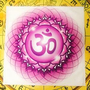 新品冥想仪式生命之花七脉轮莲花出口欧洲厚粗麻能量桌布灵性灵气