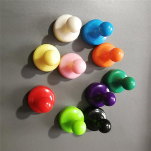 vob彩色超强磁磁白板纯吸铁石1套10个包邮圆形吸铁石办公教学磁铁强力