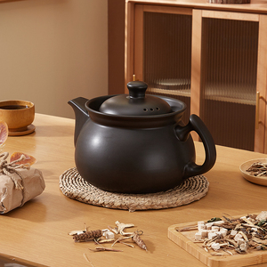 传统药罐中医煎药锅耐高温家用大砂锅中药煲瓦罐煮药草药专用锅