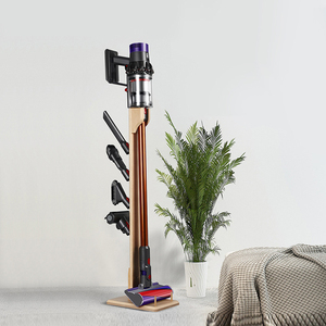 戴森吸尘器收纳架木