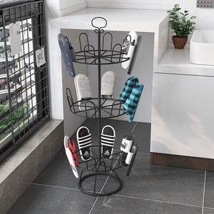 旋转鞋架360度多功能凉鞋架旋转式拖鞋架子晒鞋架家用阳台晒鞋器