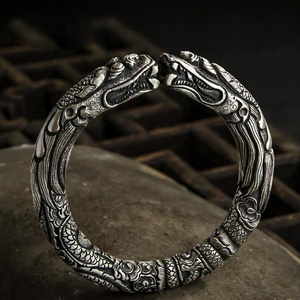 老九门沙海张日山同款手镯佛爷二响环复古|n手环男女开口情侣