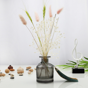 无火香薰家用室内藤条摆件兔尾草干花永生花花束家居装饰插花熏香